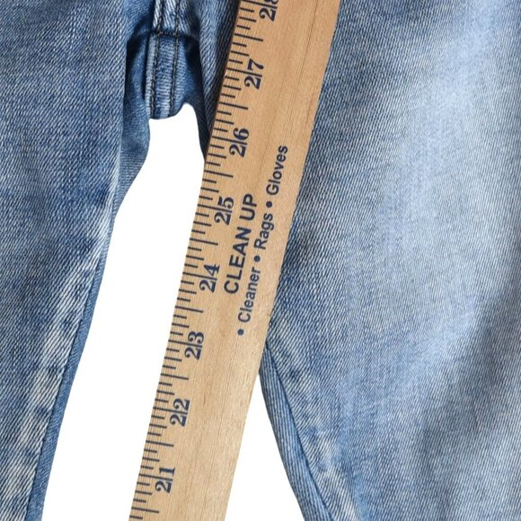 Pilcro and the Letterpress Slim Boyfriend Jeans 26 Mid Rise Relaxed Fit Soft Fad - Picture 8 of 10